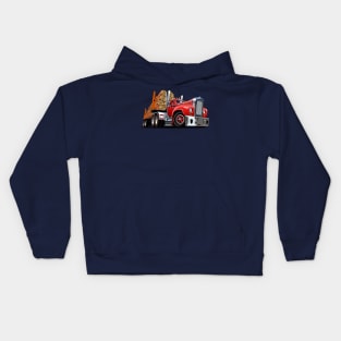 Cartoon truck Kids Hoodie